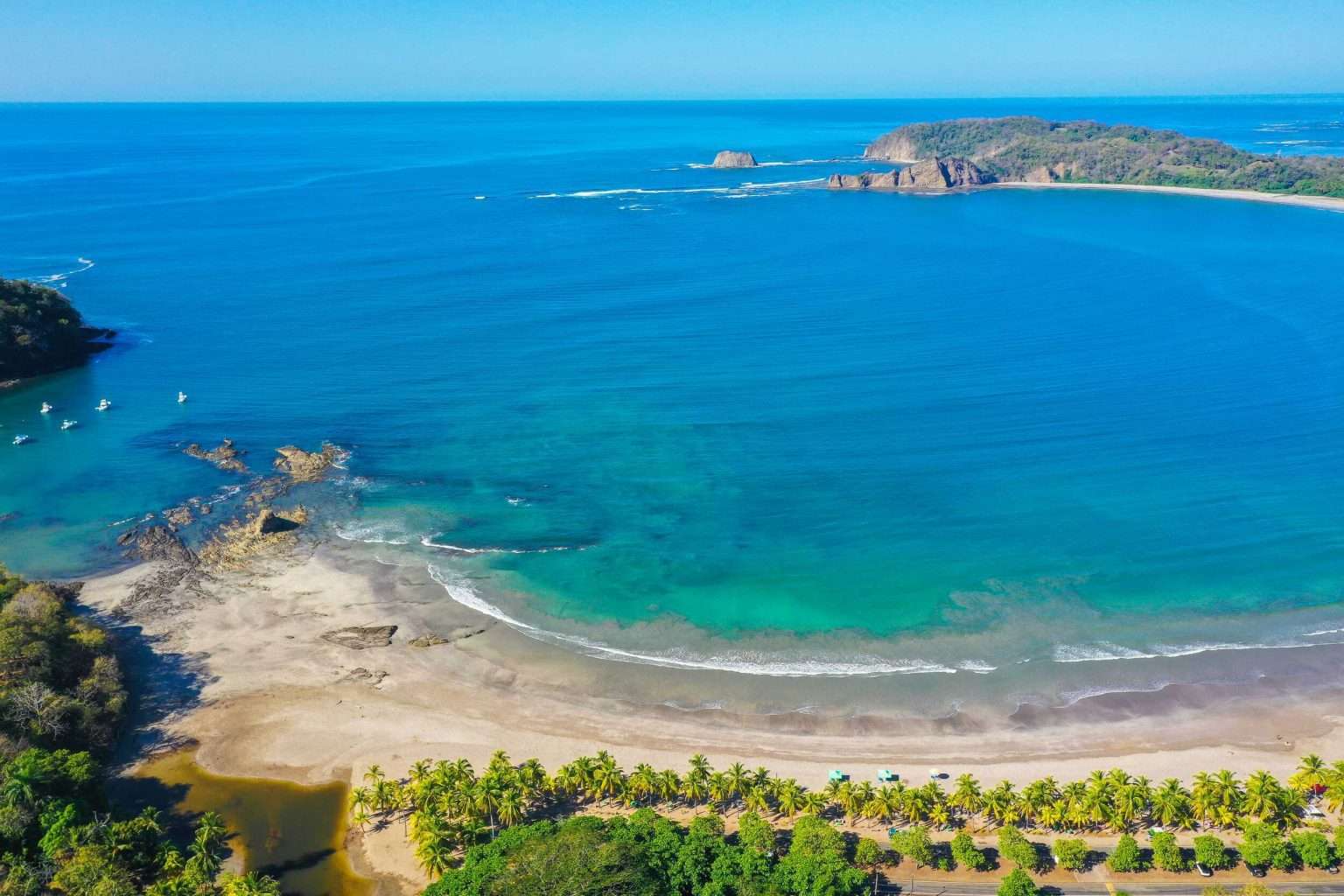 Sandy beach at Playa Carrillo, Costa Rica